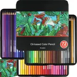 Faber castell creioane colorate, Wacorresi, culori, carioci cu alcool, set de creioane colorate pentru desen cu 72 de culori, Tough and not easy to break painting more smooth, restore the true color of the master, the material is delicate