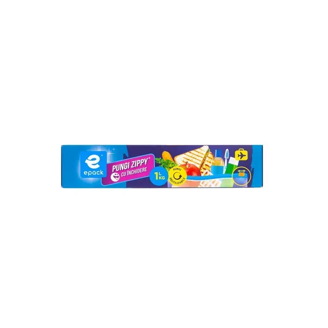 Pungi zippy cu inchidere Epack, 1 l, 15 bucati
