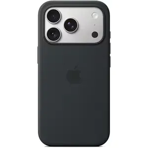 Husa telefon APPLE iPhone 17 Pro Silicone Case cu MagSafe - Black, MGFK4ZM/A