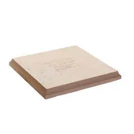 Capitel capac stalp gard Star Stone, (480 x 480) x (450 x 450) x 50 mm, smoke (alb galbui)