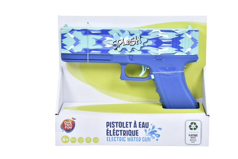 Pistol cu apa electric One Two Fun, 22 × 3 × 17.5 cm