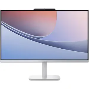 Sistem All-in-One Lenovo A100 cu procesor Intel® Core™ i3 -N305 pana la 3.8GHz, 23.8" Full HD, IPS, 16GB DDR4, 512GB SSD, Intel® UHD Graphics, No OS, Cloud Grey
