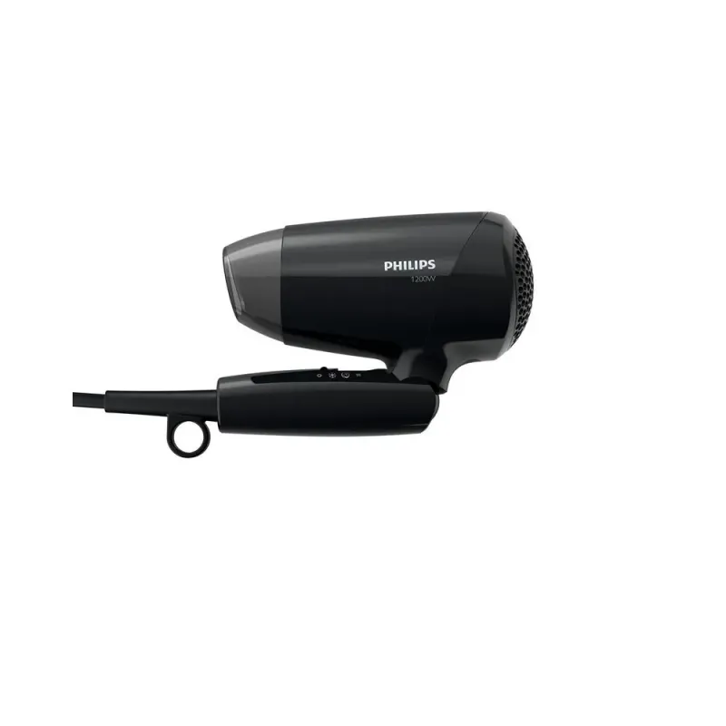 Uscator de par PHILIPS EssentialCare BHC010, 1200W, 3 viteze, Culaore Negru