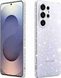 Husa sclipici Samsung Galaxy S26 Ultra Techsuit SparkleSkin transparenta