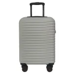 Troler cu 8 roti Carrefour Ibiza, ABS, 54x35x20 cm, Ivoriu