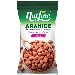 Arahide in coaja rosie, coapte si sarate 300g