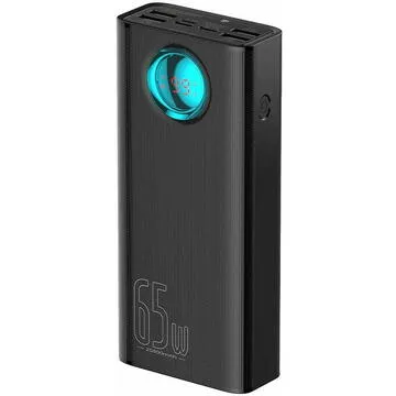 Baterie externa Baterie externa Baseus Amblight Digital Display, cablu USB-C la USB-C inclus Negru