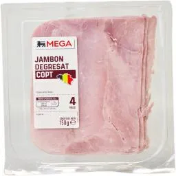 Jambon copt degresat felii 150g