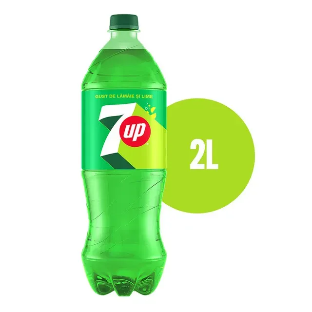 Bautura carbogazoasa 7 UP cu gust de lamaie si lime, 2 l