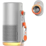 Videoproiector portabil Xgimi MoGo 4 1080p, 450 ISO lumen, Google TV, focalizare automata, WiFi, Bluetooth, 2x 6W Harman/Kardon, alimentare USB-C