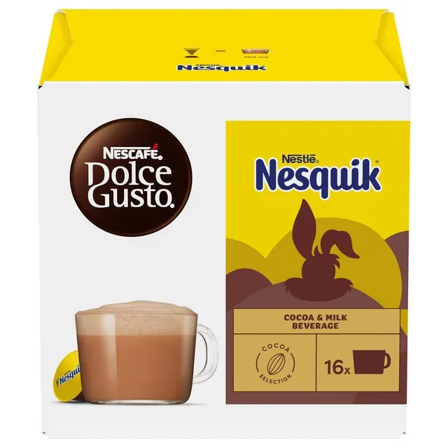 Capsule Nescafe Nesquik Chocolate, compatibile Dolce Gusto, 16 capsule