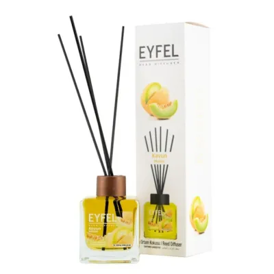 Odorizant camera cu betisoare Eyfel Pepene Galben, 110ml