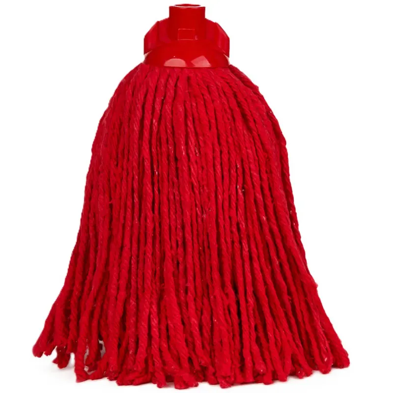 Rezerva pentru mop Alisan Plast, bumbac, rosu