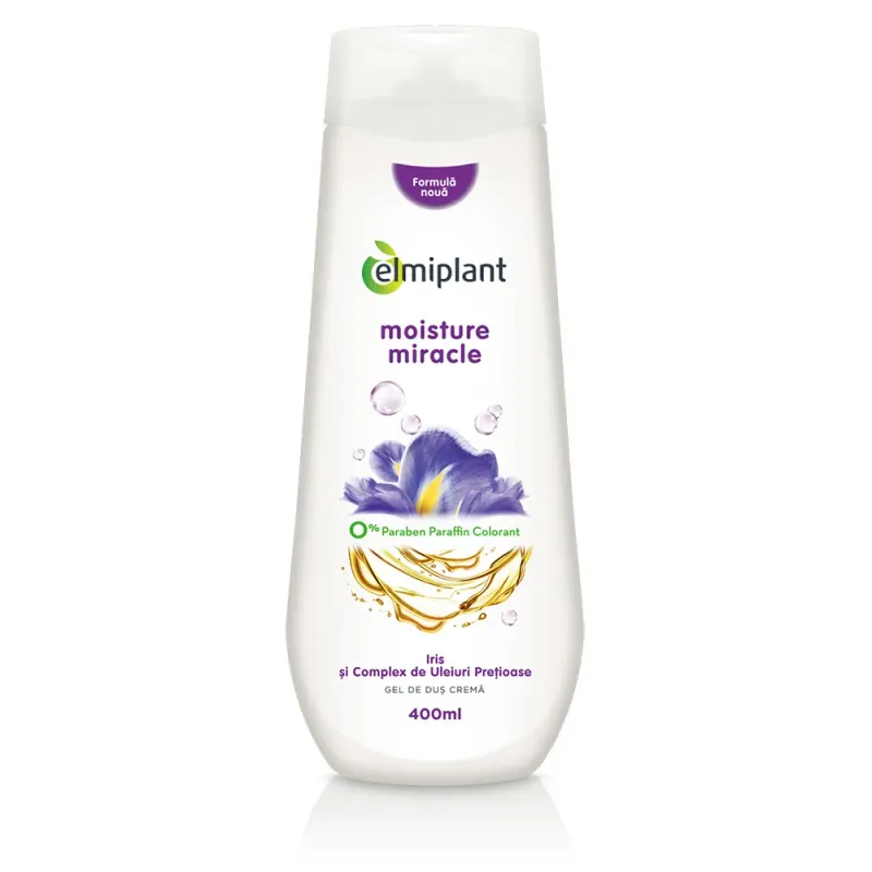 Gel de dus cu extract de iris si uleiuri pretioase Elmiplant, 400ml