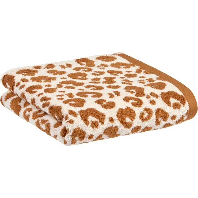 Prosop Actuel Jacquard, bumbac, 70 x 140 cm, ivoire