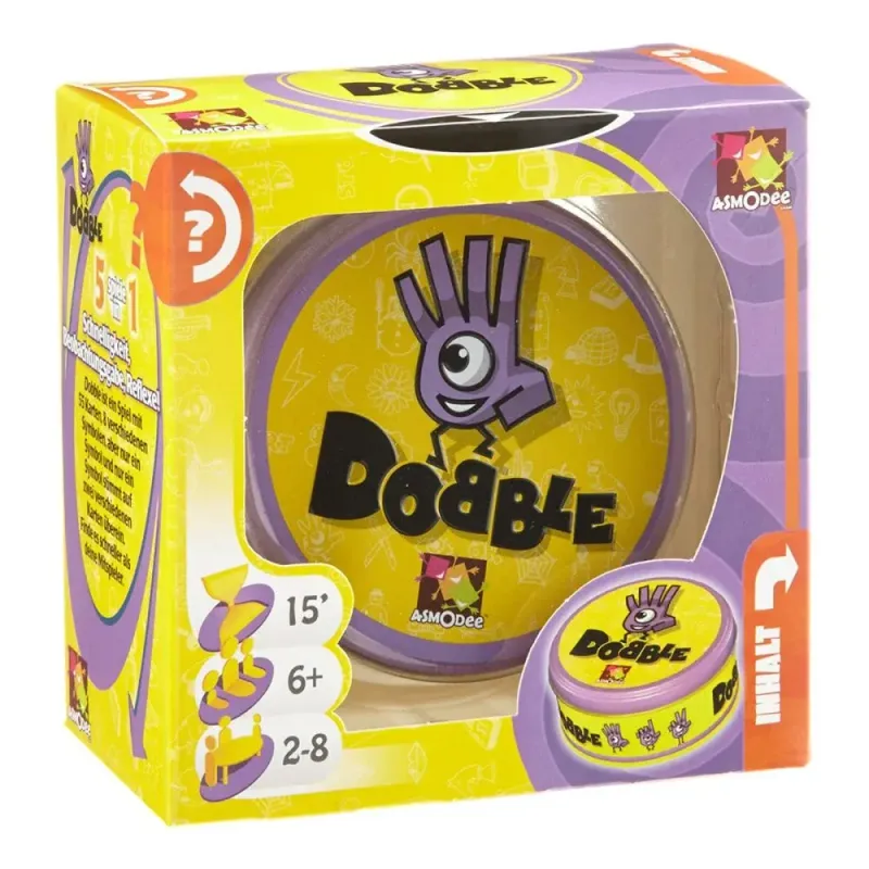 Joc de societate Dobble Asmodee, 6 ani+