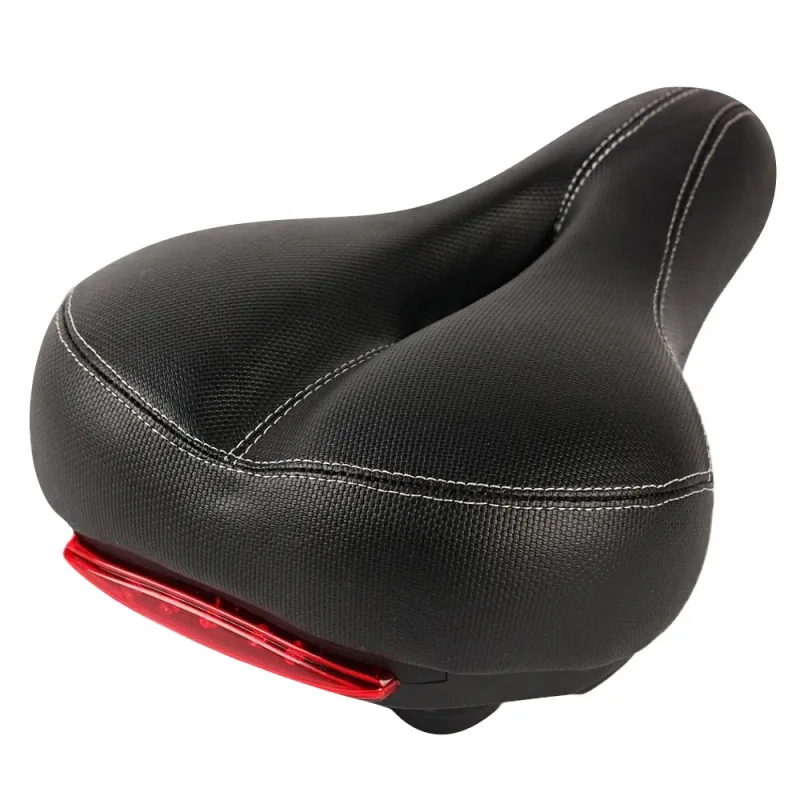 Scaun de bicicleta, Autocise, confortabil, cu amortizare, cu luminita, 28x21x11cm, negru
