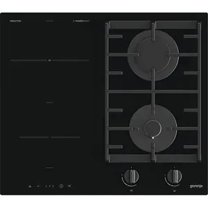 Plita incorporabila GORENJE GCI691BSC, Mixta, 4 arzatoare, negru