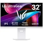 Monitor Gaming LED IPS LG UltraGear 32G810SA-W, 31.5", 4K, 144Hz, AMD FreeSync Premiun, NVIDIA G-SYNC Compatibil, webOS, boxe, alb