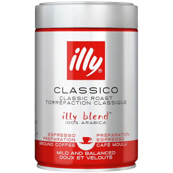 Cafea macinata, illy Classico, 250 g