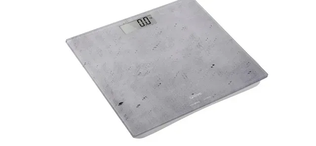 Cantar de baie Qilive Q.5761, sticla, greutate maxima 180 kg, auto ON/OFF, gri