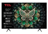 Televizor QD-MiniLED TCL 127 cm (50") 50C61K, Ultra HD 4K, Smart TV, WiFi, CI+