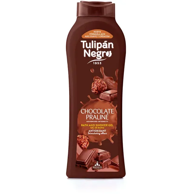 Gel de dus Tulipan Negro, pralina ciocolata, 650 ml