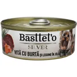 Hrana umeda pentru caini, vita cu burta si legume in jeleu 85g