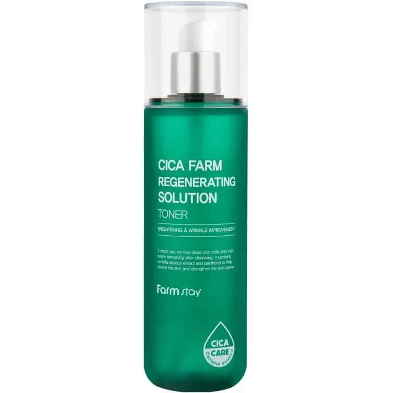 Toner regenerant cu extract de centella asiatica Farmstay Cica Farm, 200 ml