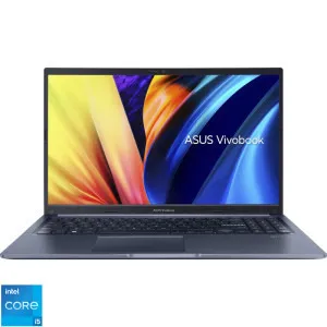Laptop ASUS 15.6 Vivobook 15 X1502VA, FHD, Procesor Intel® Core™ i5-13420H (12M Cache, up to 4.60 GHz), 16GB DDR4, 512GB SSD, Intel UHD, No OS, Quiet Blue
