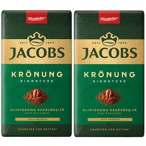 Set 2 x Cafea Macinata Jacobs Kronung Alintaroma, 250 g