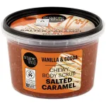 Scrub de corp Organic Shop Salted Caramel Vanilla & Cocoa, 250 ml