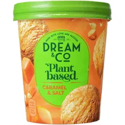 Inghetata vegana cu migdale si caramel sarat 250g