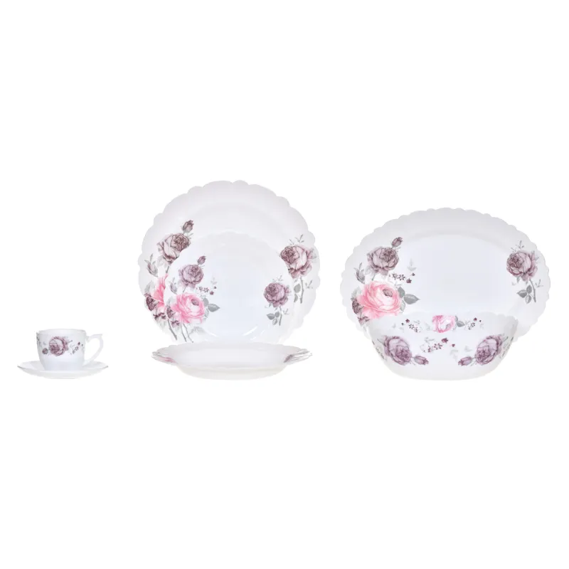 Serviciu de masa Eljado Shamiram décor, opal, 32 piese