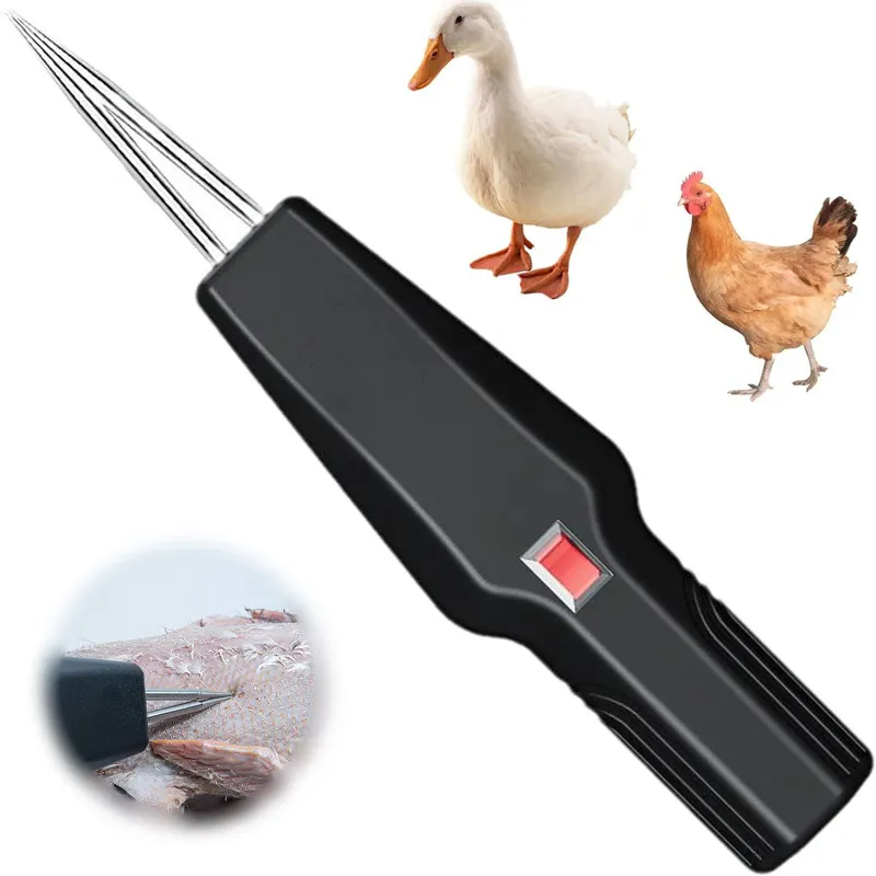 Smulgator electric cu conectare la priza pentru pasari, Elimina rapid blana/ pene, motor din bronz pur, poate functiona continuu aproximativ 4 ore, Potrivit pentru: indepartarea penelor de la gaini, rate, gaste, pasari