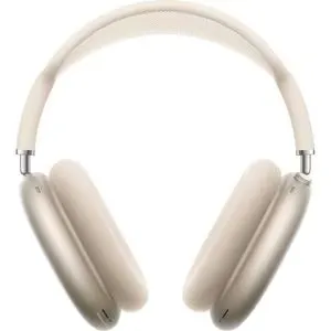 Casti APPLE AirPods Max, Bluetooth, Over-Ear, Microfon, USB-C, Noise Cancelling, Starlight