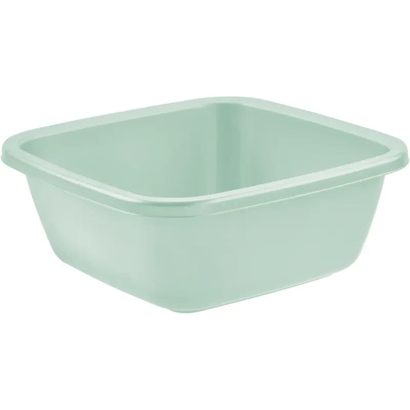 Lighean Actuel, plastic, patrat, 9 l, verde