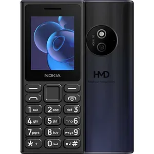 诺基亚 110 (2024) 手机,4MB 内存,2G 网络,双卡双待,黑色