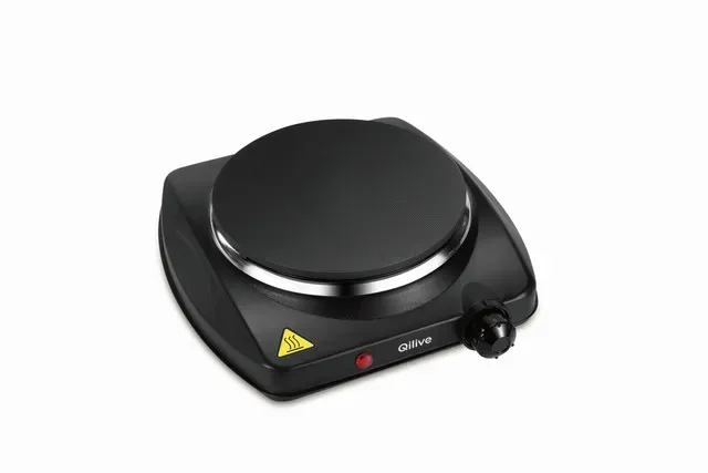 Plita electrica Qilive Q.6495, 1400W, 5 trepte de temperatura, negru