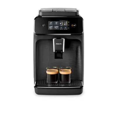 Espressor automat Philips EP1200, 15 bar, 2 bauturi, 12 setari de macinare, Afisaj tactil, Rezervor 1.8 l, Setare Eco, 1500W, Negru
