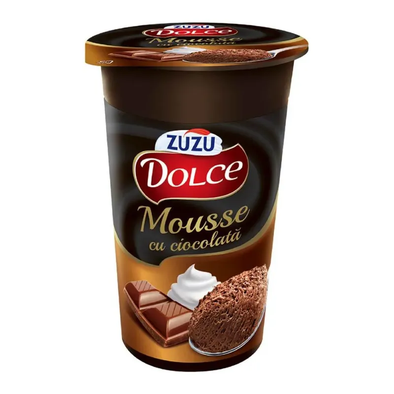 Mousse cu ciocolata ZuZu Dolce, 100 g