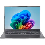 Laptop ACER Aspire 16 AI OLED A16-52M-73CT, Intel Core Ultra 7 256V pana la 4.8GHz, 16" WUXGA, 16GB, SSD 1TB, Intel Arc Graphics 140V, Free DOS, Steel Gray