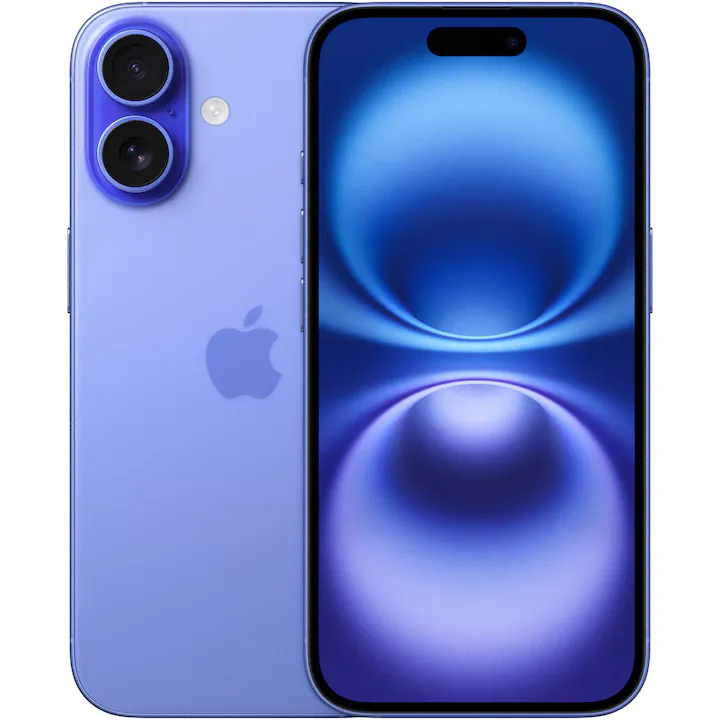 Apple iPhone 16, 128GB, 5G, Ultramarine