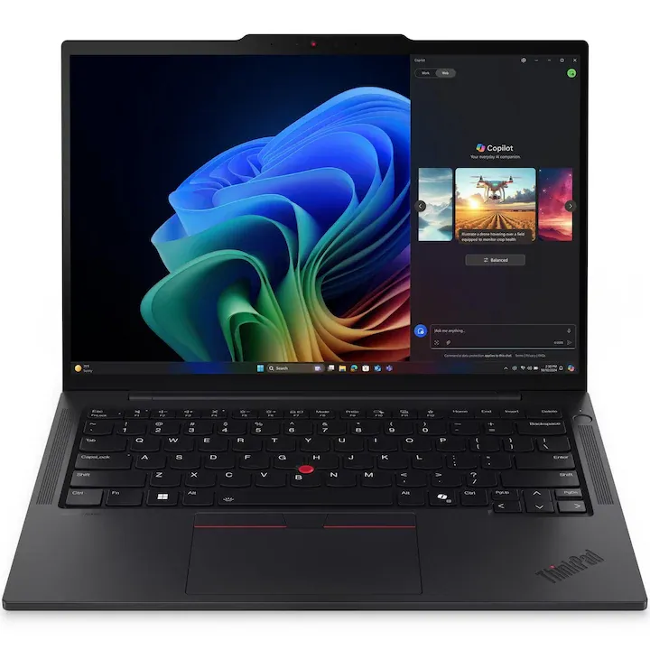 Lenovo ThinkPad T14s Gen 6 (AMD) cu procesor AMD Ryzen™ AI 7 PRO 360 pana la 5.00 GHz, 14" WUXGA IPS, Touch, 64GB RAM, 1TB SSD, AMD Radeon™ 880M Graphics, Windows® 11 Pro