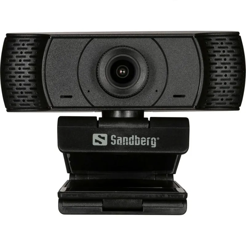 Camera Web OFFICE, Sandberg, Full HD, USB, 30 FPS, 1080p, Negru