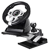 Volan cu pedale Tracer Roadster 4 in 1, Negru