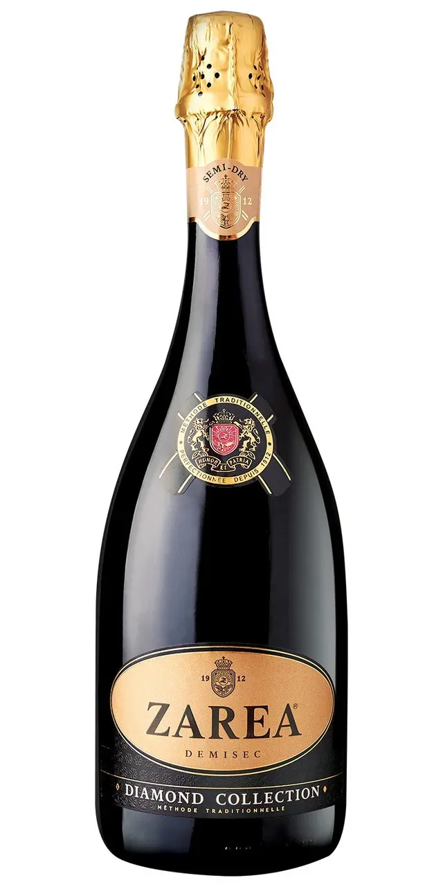 Vin spumant alb demisec Zarea Diamond Collection Metoda Traditionala, 0.75 l