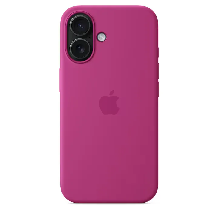 Husa de protectie Apple Silicone Case with MagSafe pentru iPhone 16- Fuchsia