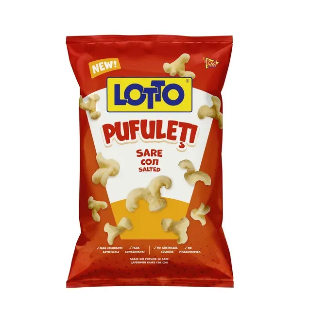 Pufuleti Lotto cu sare, 90 g