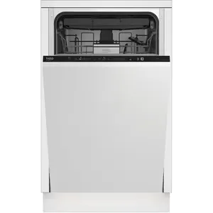 Masina de spalat vase incorporabila BEKO DIS48120, 11 seturi, 8 programe, 45 cm, Clasa E, panou comanda negru